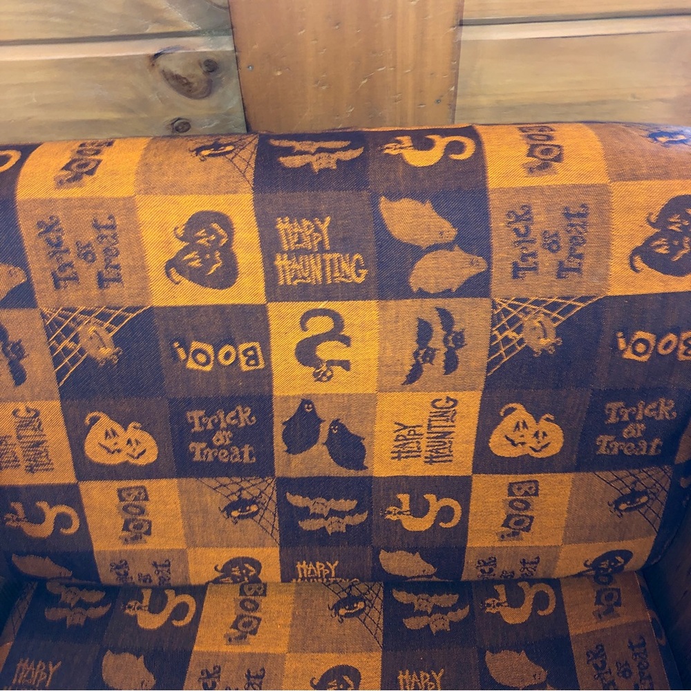 🎃  “This End Up Classic” Style Chair Halloween Slipcover Custom Made - ONE LEFT! - Picture 6 of 11
